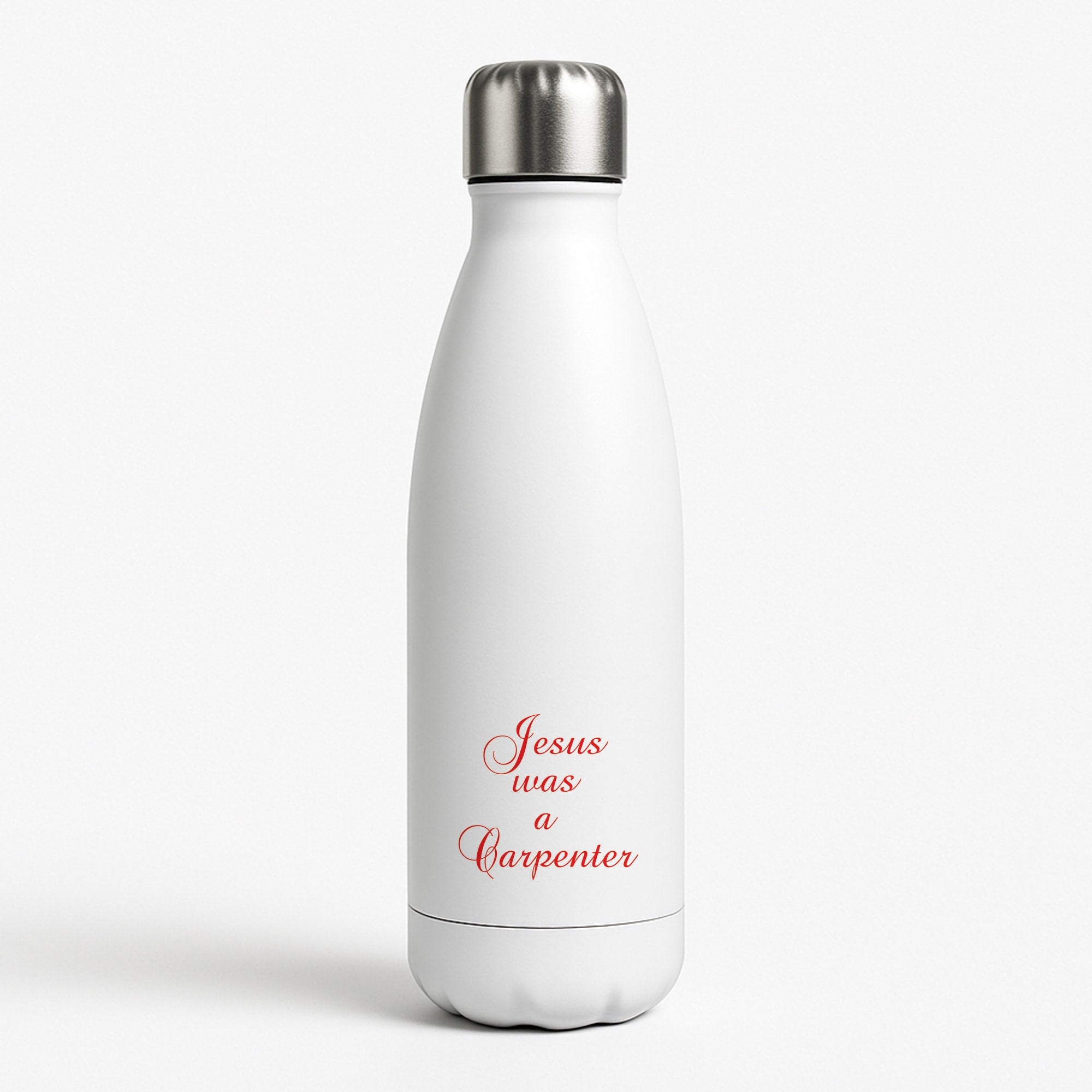 Jesus Was A Carpenter White Water Bottle