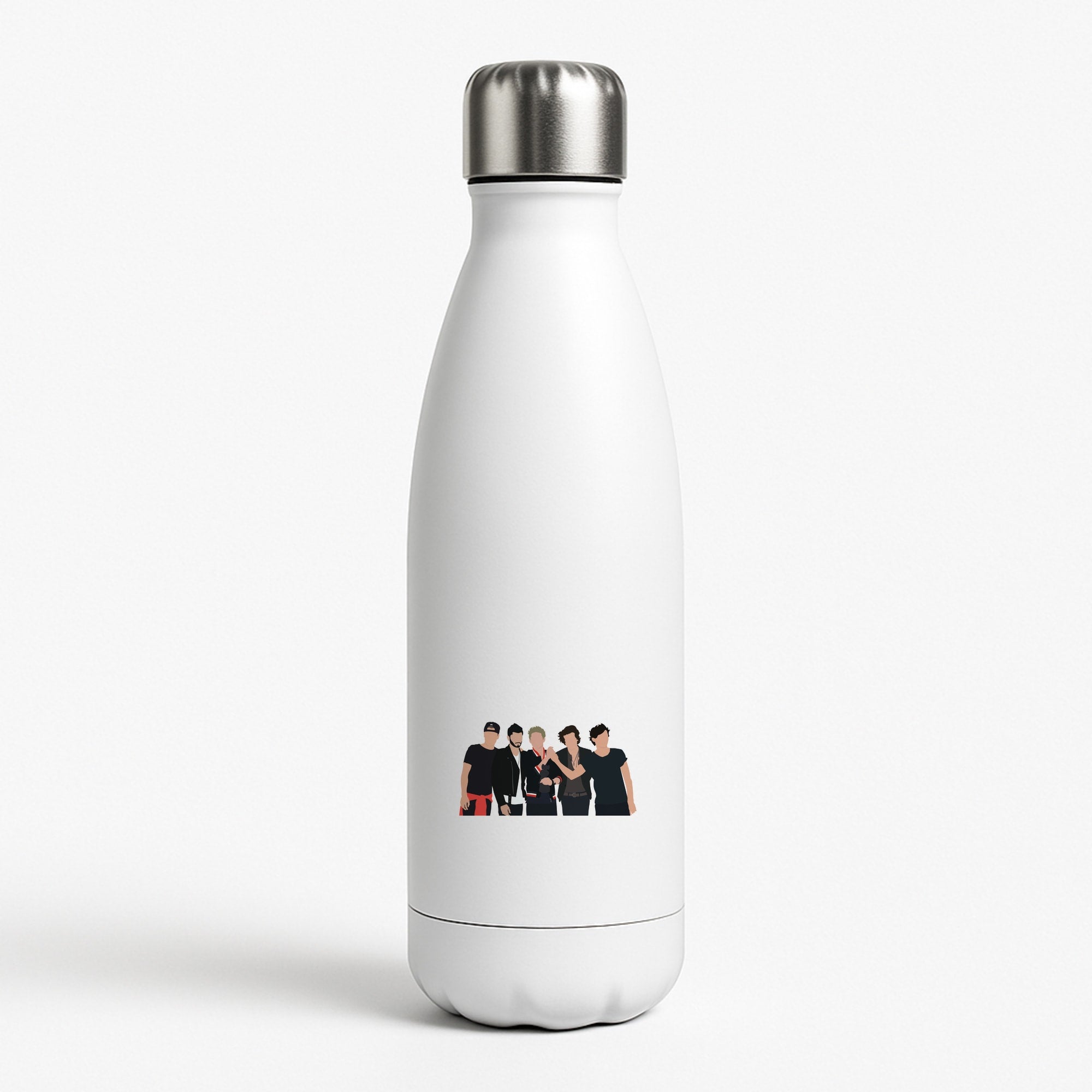 The 1D Crew White Water Bottle
