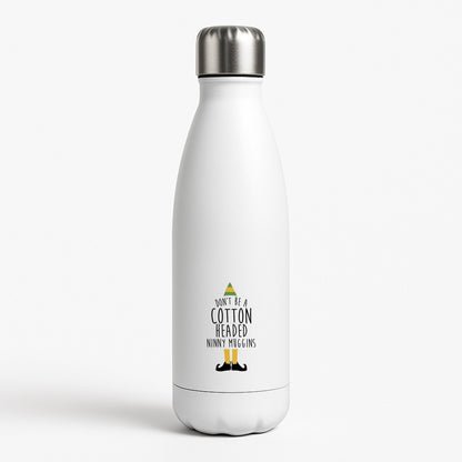 Cotton Headed Ninny Muggins - Buddy The Elf White Water Bottle