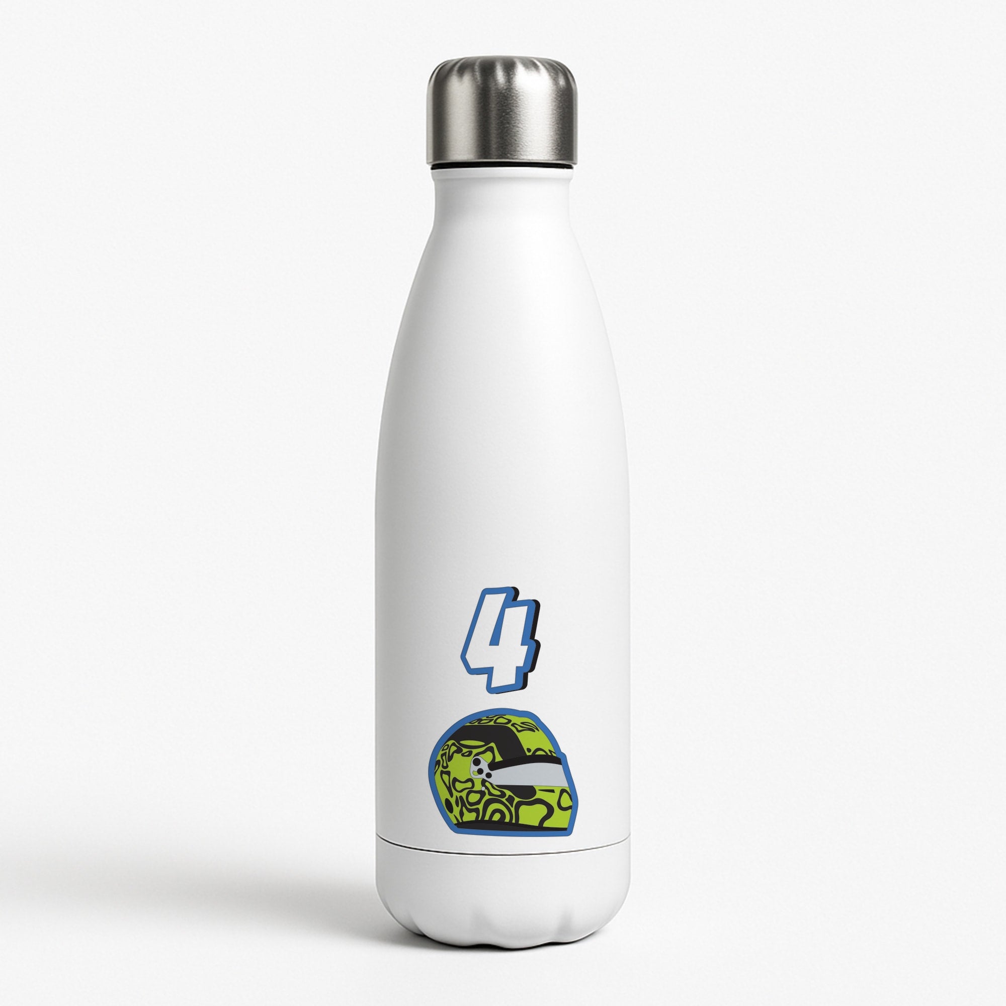 Helmet 4 White Water Bottle