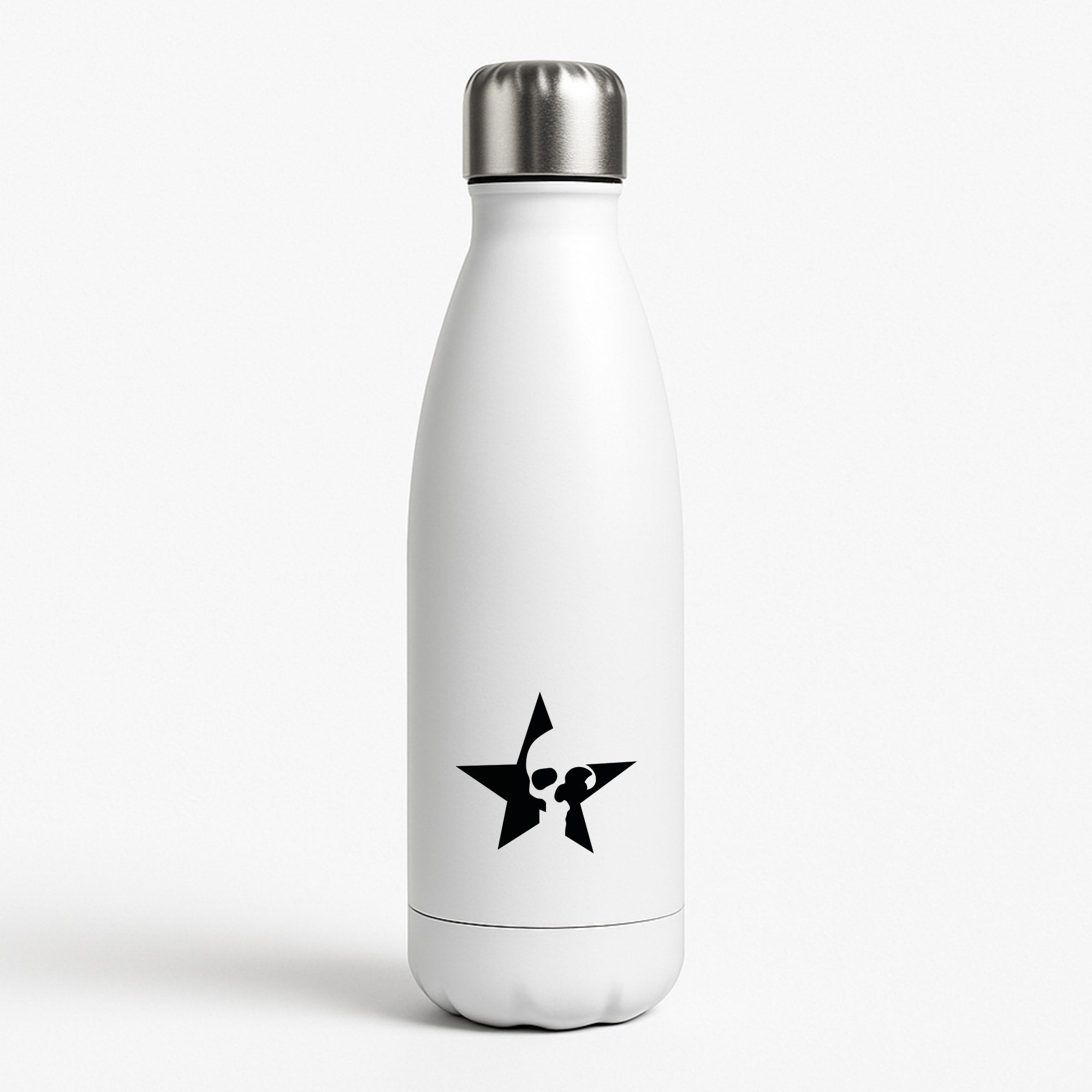 Skulls And Stars - Skate Aesthetic  White Water Bottle