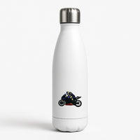 Purple Motorbike - Motorbike Water Bottle