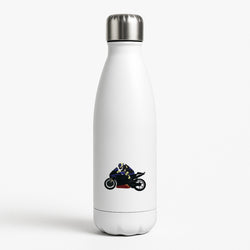 Purple Motorbike - Motorbike White Water Bottle