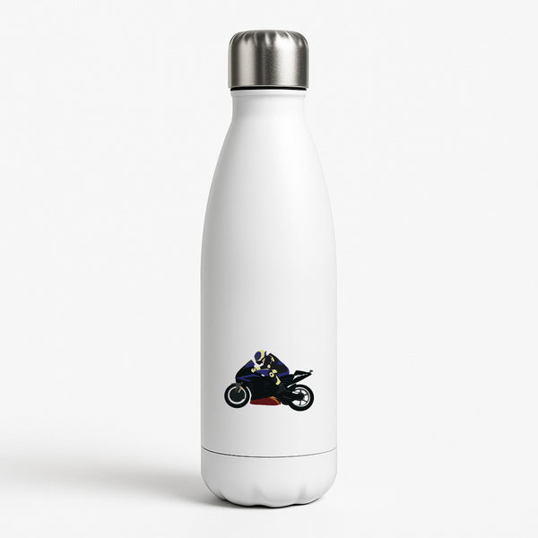 Purple Motorbike - Motorbike White Water Bottle