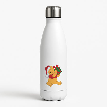 Winnie Christmas White Water Bottle