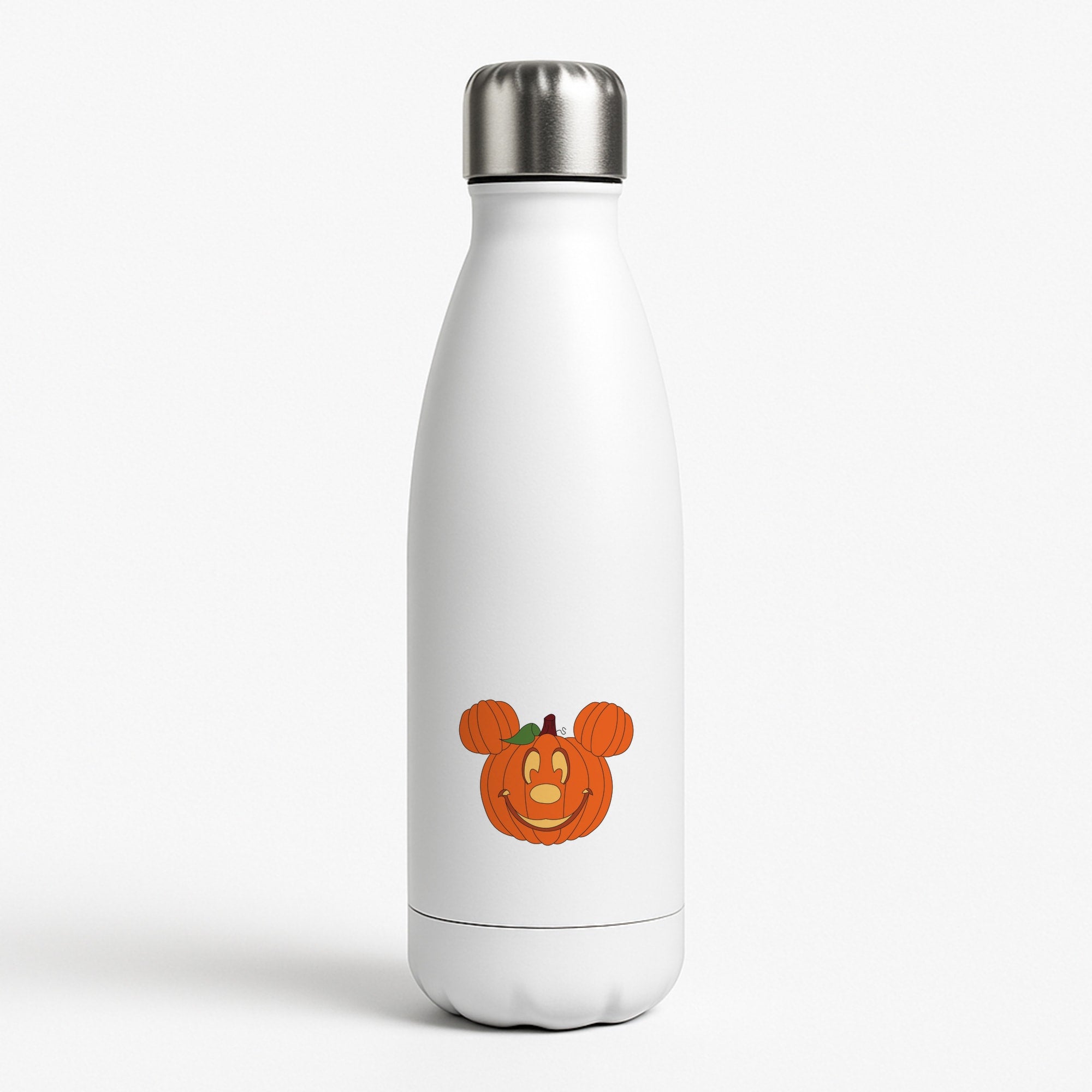 Mouse Pumpkin Halloween Water Bottle