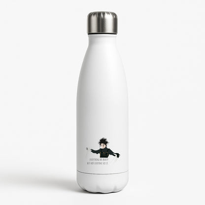 Everything Has Beauty - Scissorhands White Water Bottle