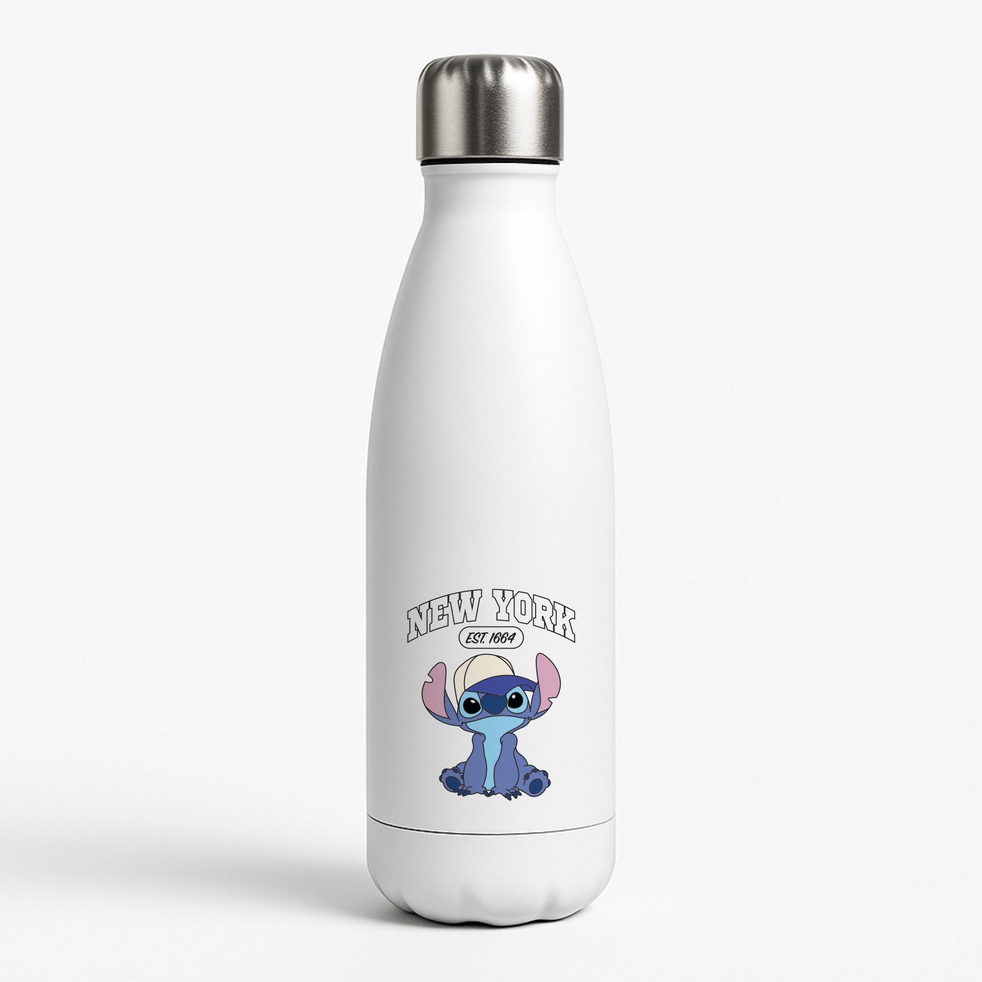 New York Blue Alien White Water Bottle