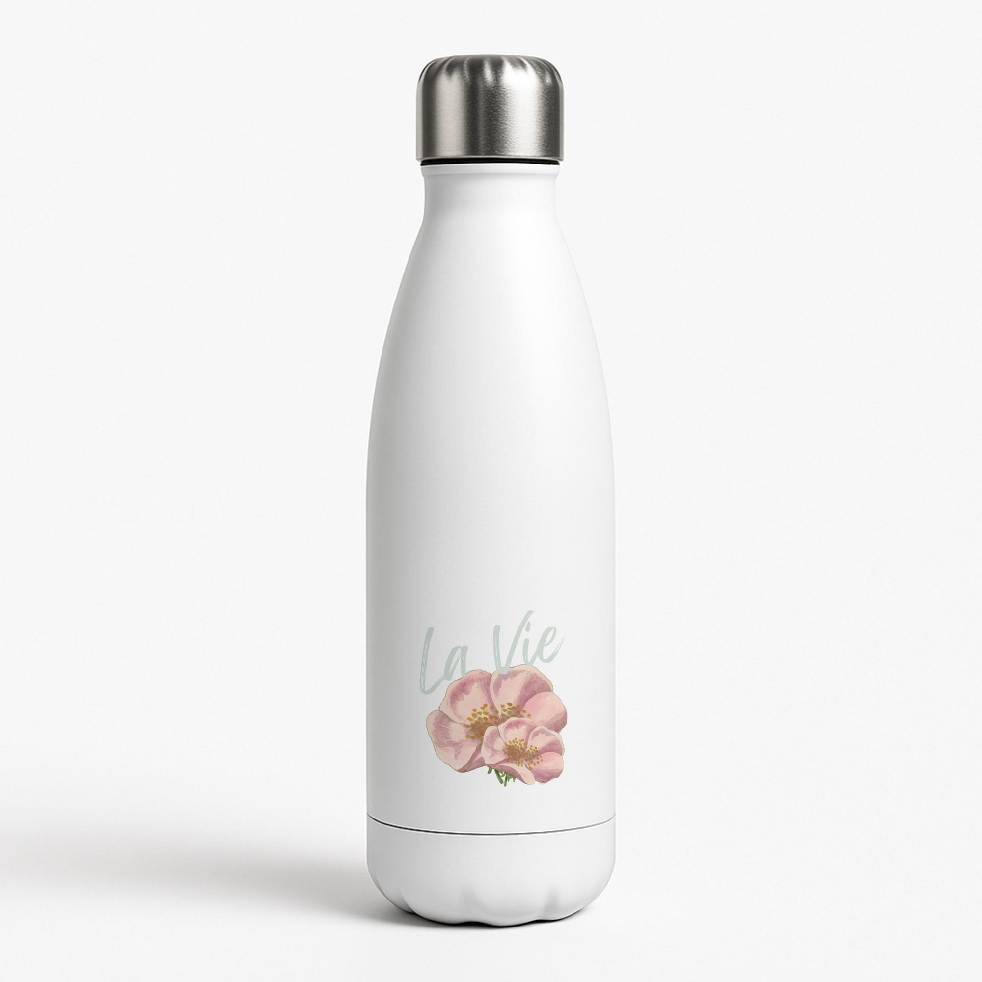 La Vie White Water Bottle