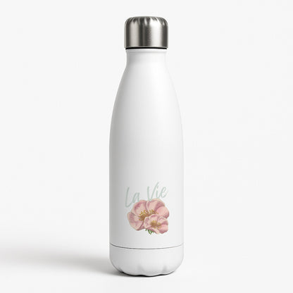 La Vie White Water Bottle
