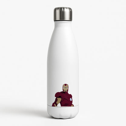 Iron man mask White Water Bottle
