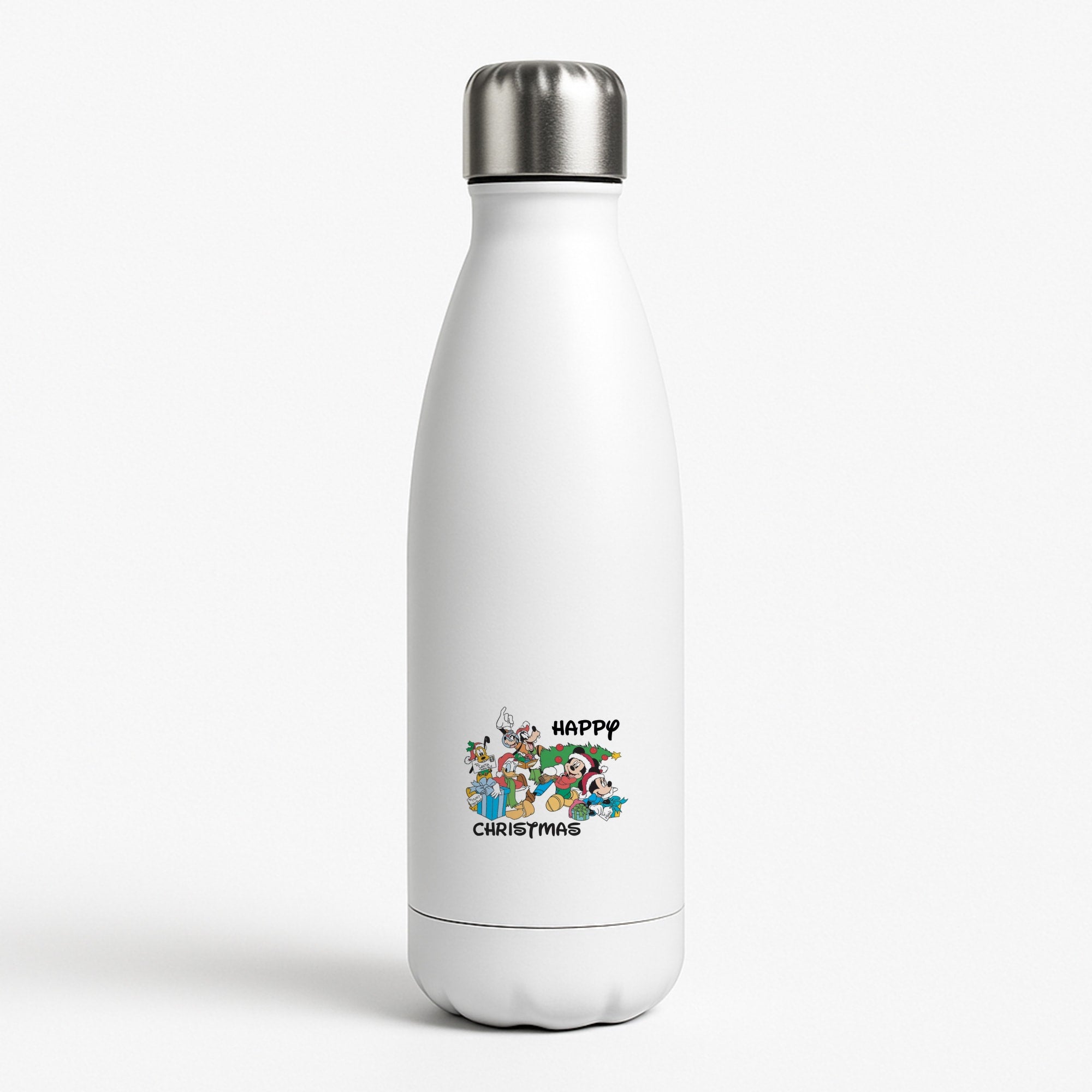 Fairytale Happy Christmas White Water Bottle