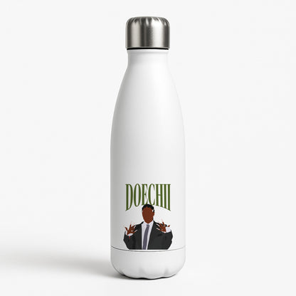 Rapper In Suit White Water Bottle