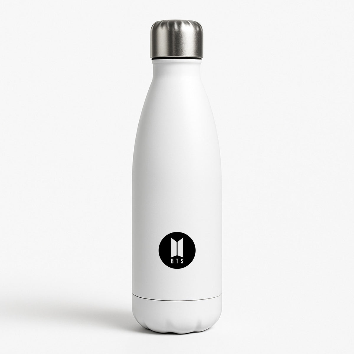 BTS logo Black - K Pop Water Bottle
