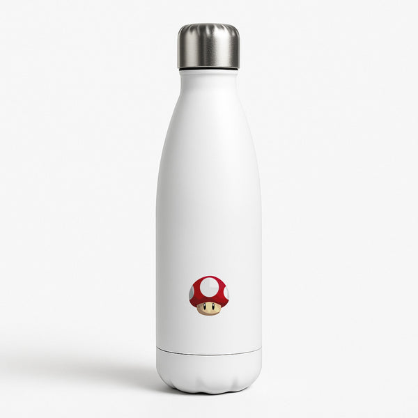 Toad - Mario White Water Bottle