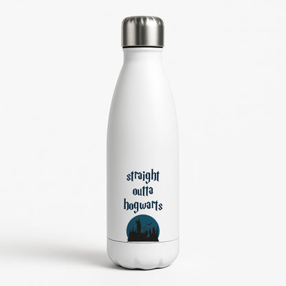 Straight Outta Hogwarts White Water Bottle
