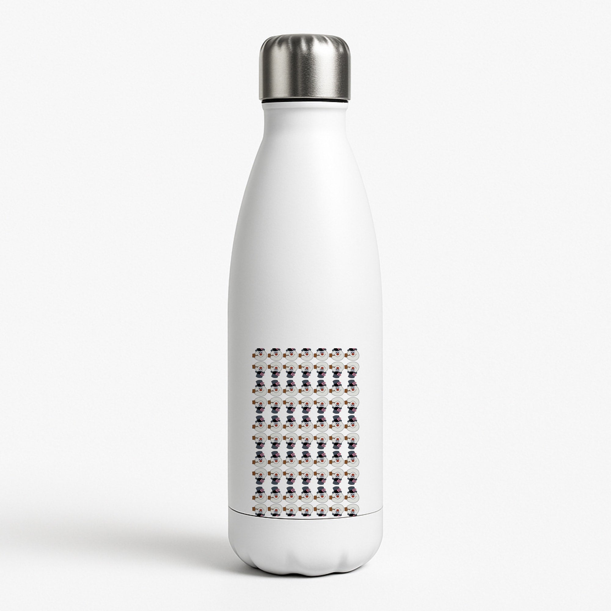 Pattern - Snowman Water Bottle