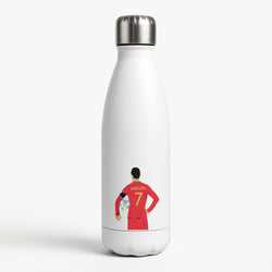 Ronaldo - Football White Water Bottle