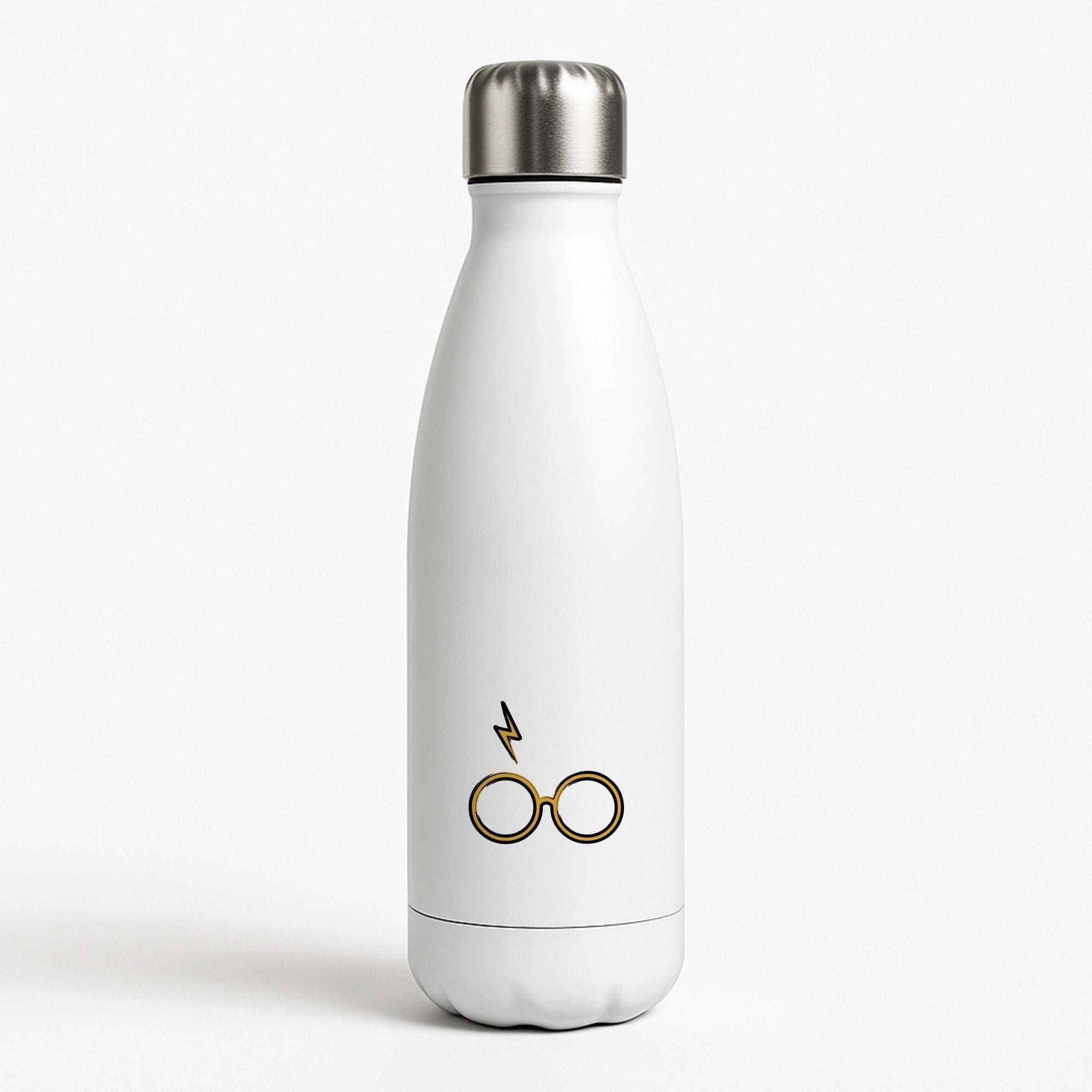 Glasses & Scar Water Bottle