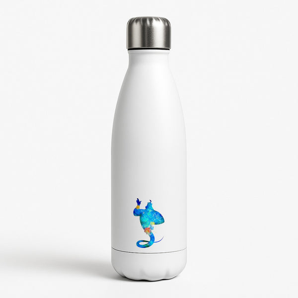 Watercolour Aladdin Fairytale White Water Bottle