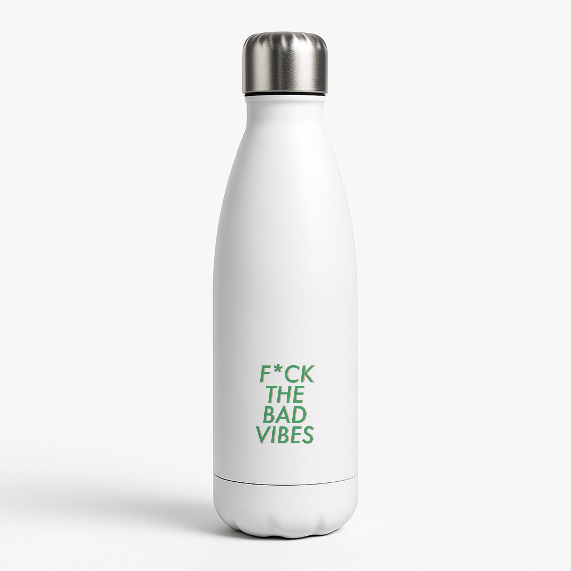 The Bad Vibes - Sassy Quotes Water Bottle