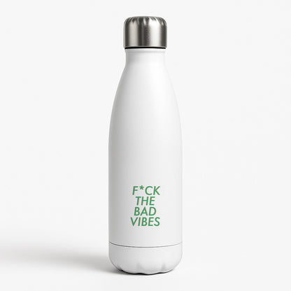 The Bad Vibes - Sassy Quotes White Water Bottle