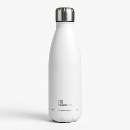 Waiting For A Salvatore - VD White Water Bottle