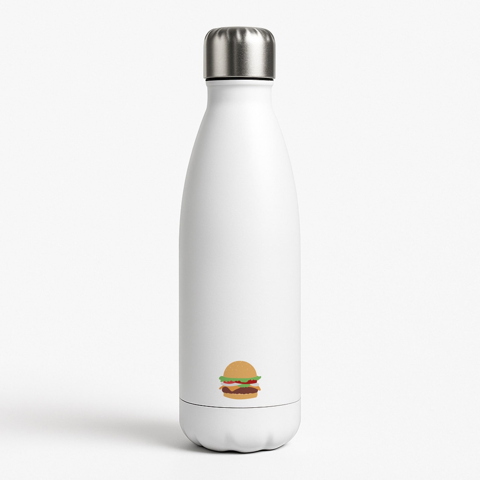 Krabby Patty White Water Bottle