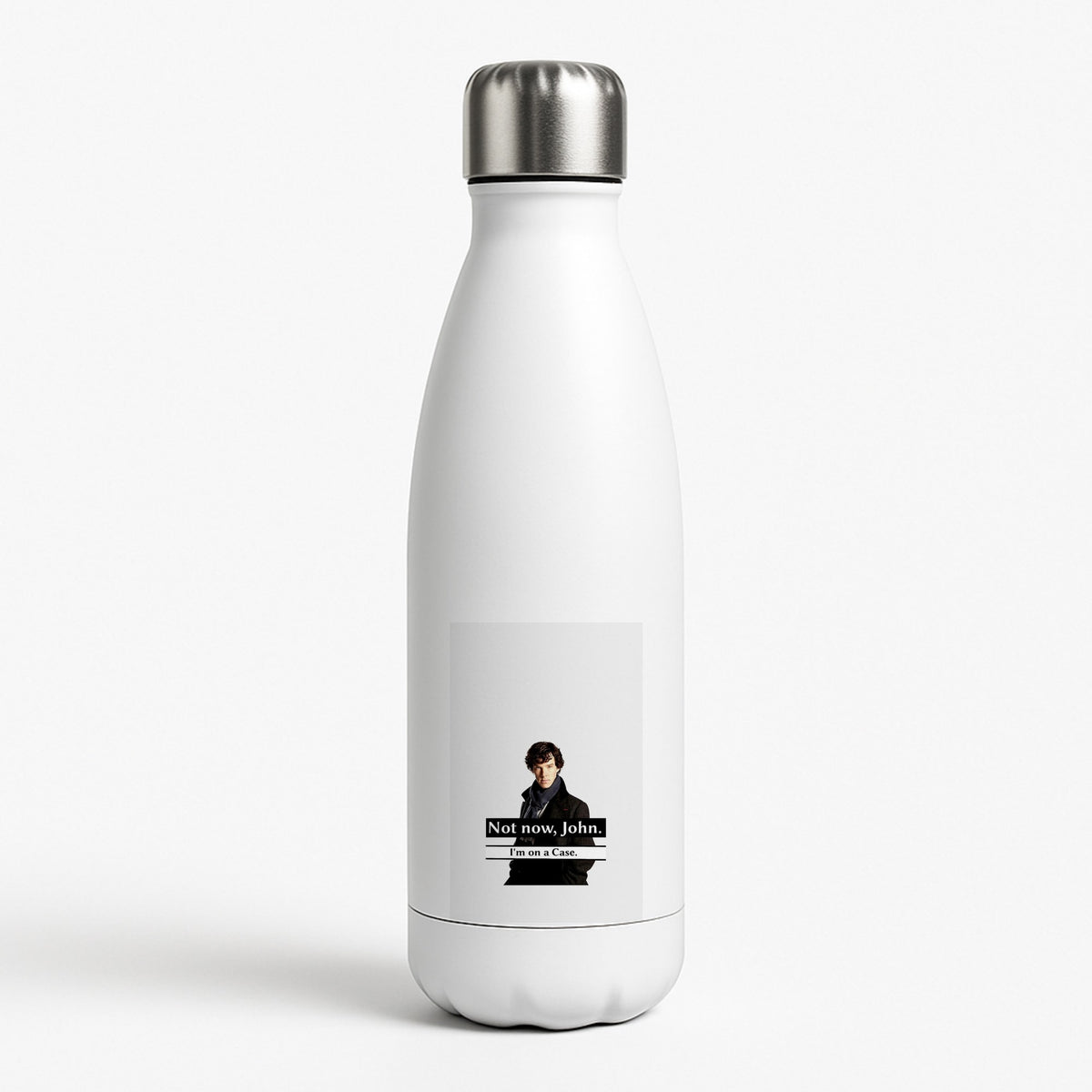 I'm on a Case Holmes Pun Water Bottle