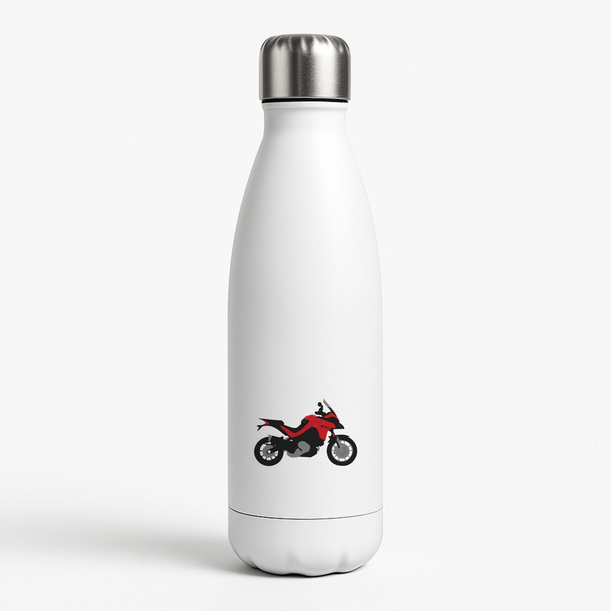 Red Motorbike - Motorbike Water Bottle