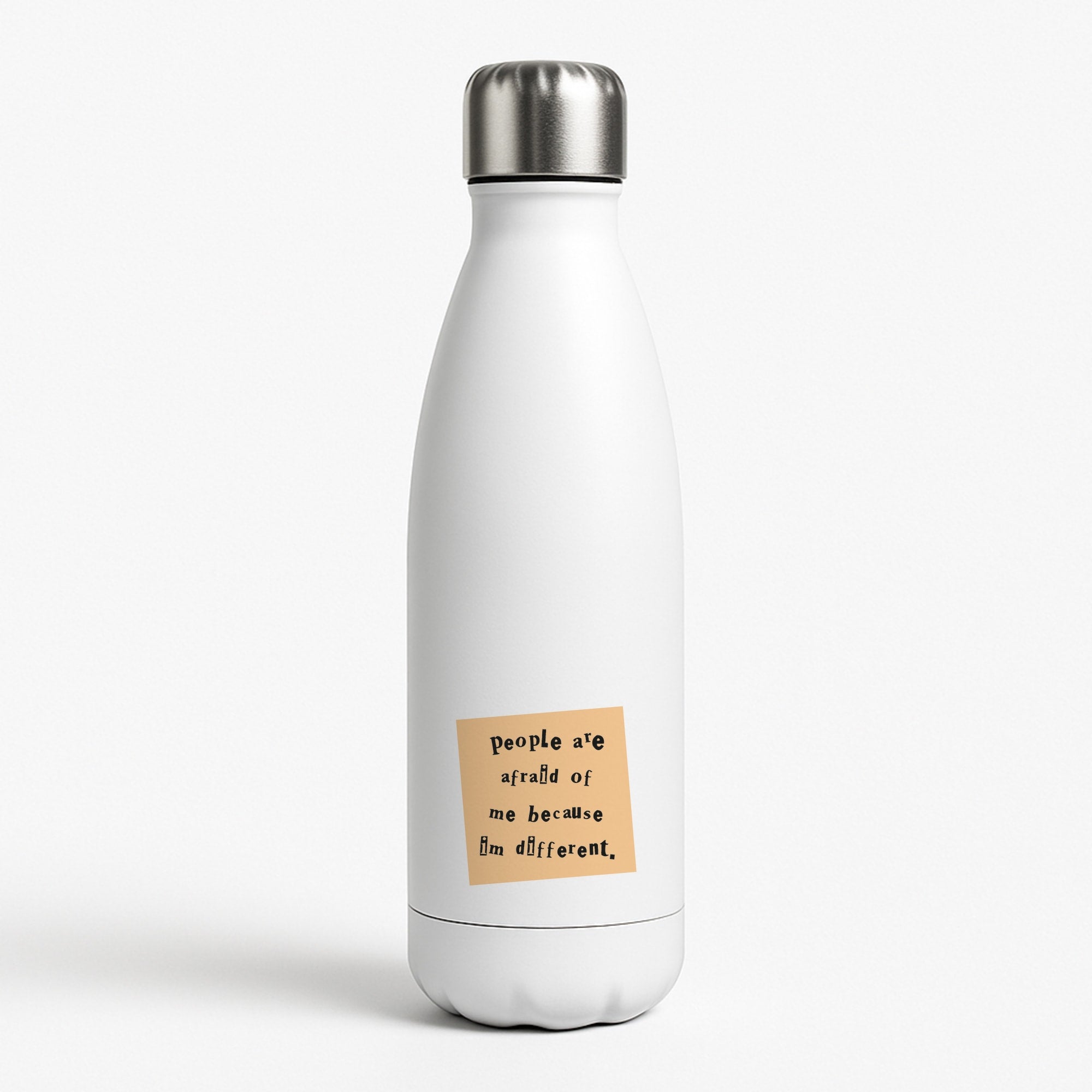 People Are Afraid Of Me - Scissorhands Water Bottle