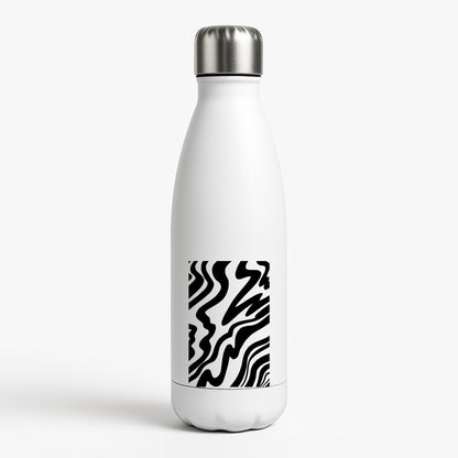 Black And White - Halloween White Water Bottle