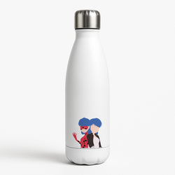 Marinette And Ladybug White Water Bottle