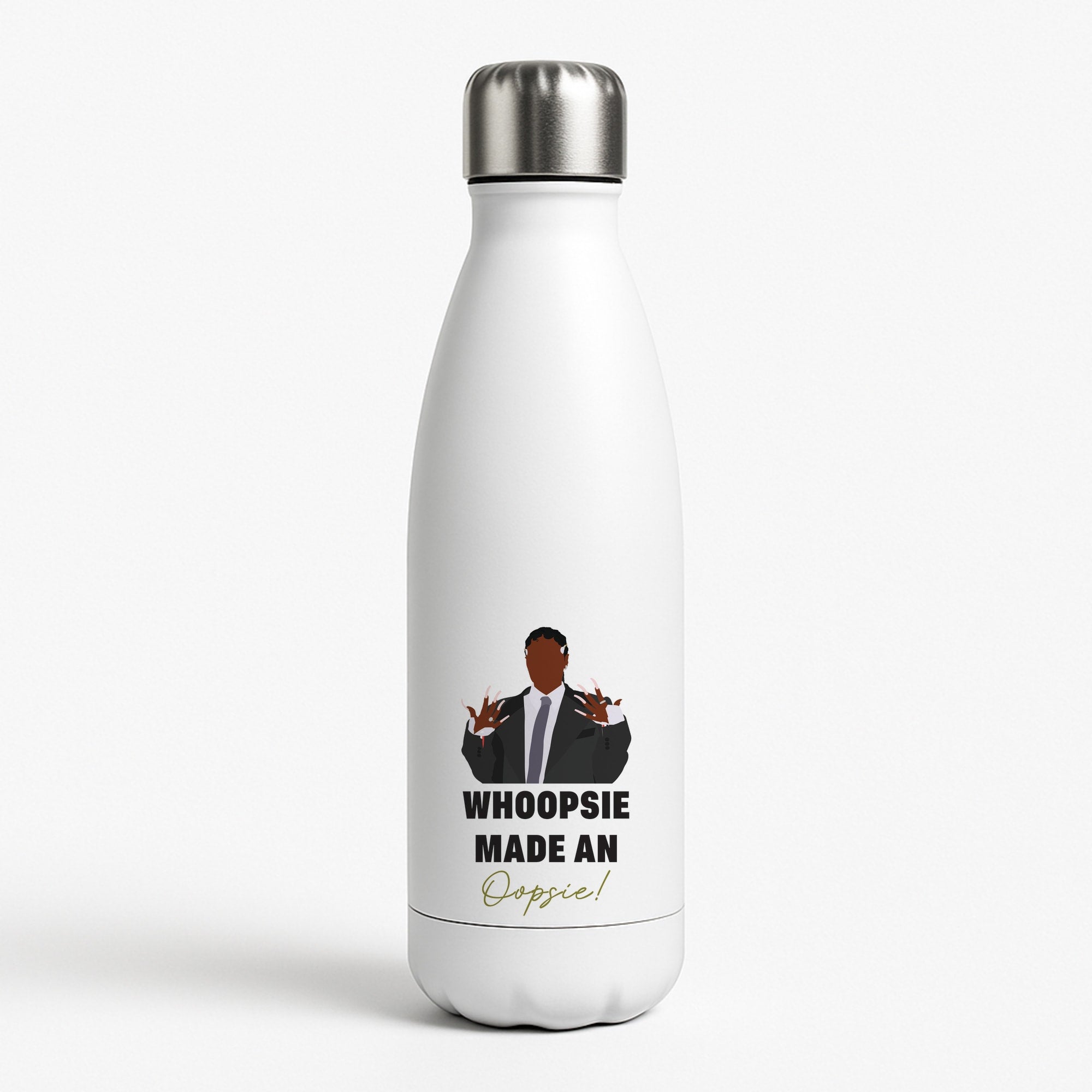 Whoopsie Made An Oopsie White Water Bottle