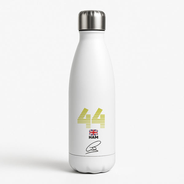Lewis Hamilton - F1 White Water Bottle