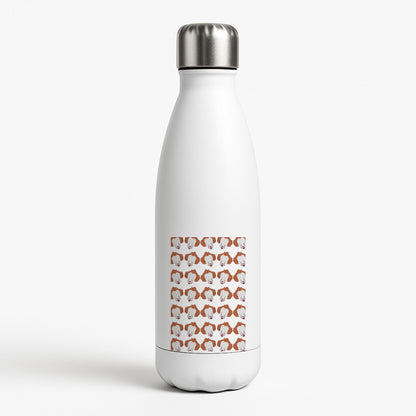 Clown Pattern White Water Bottle