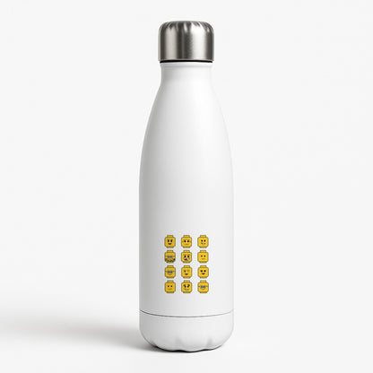 Characters - Bricks White Water Bottle