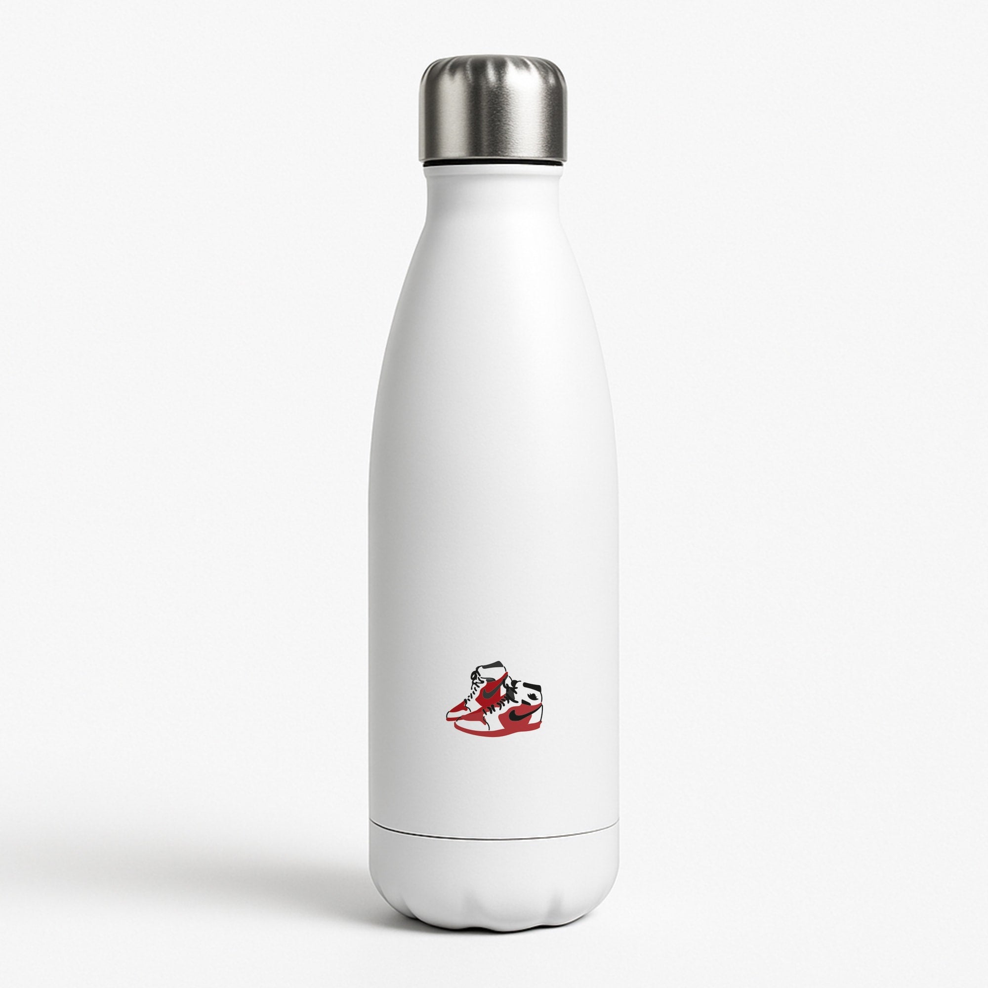 Jordans - Basketball White Water Bottle