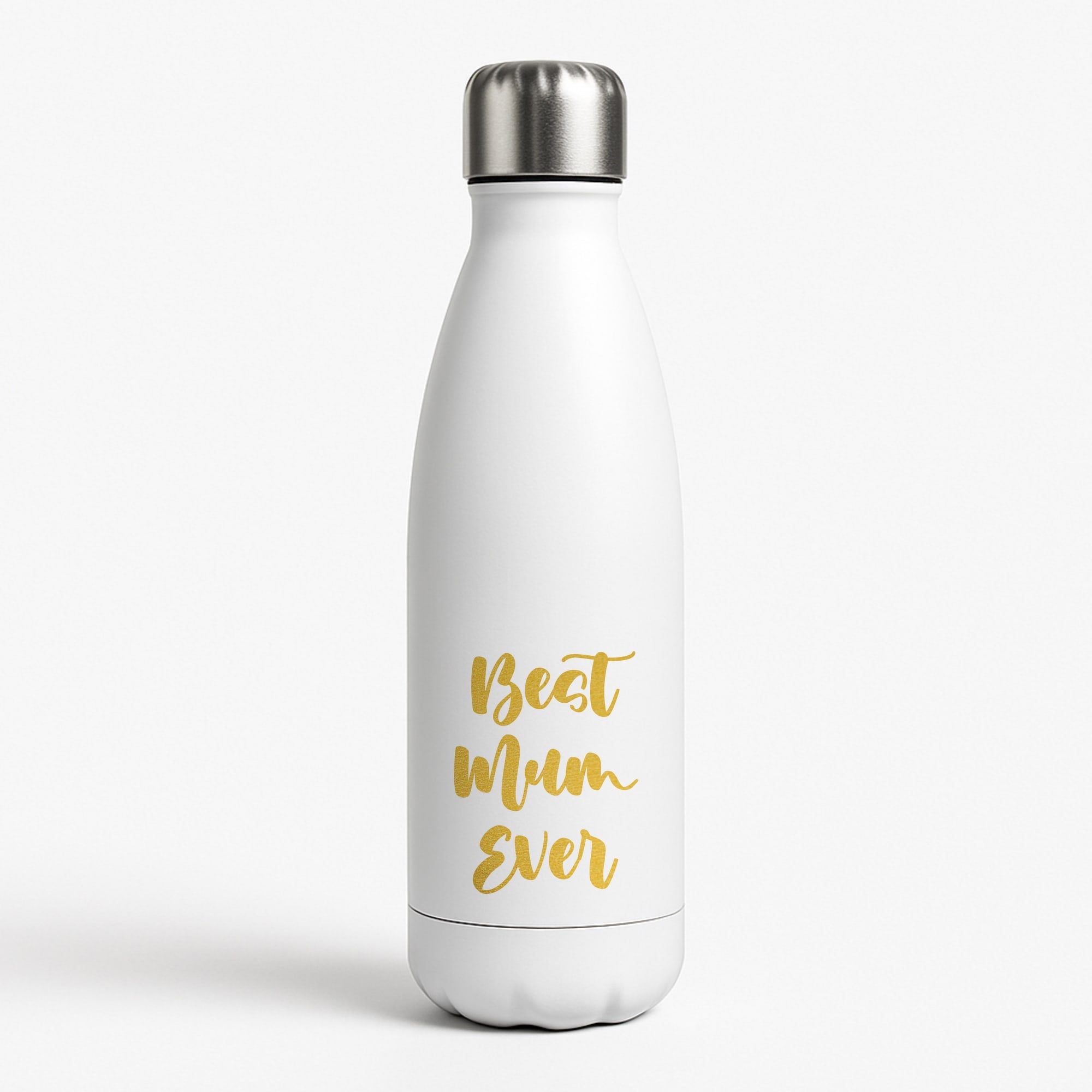Golden Best Mum Ever White Water Bottle