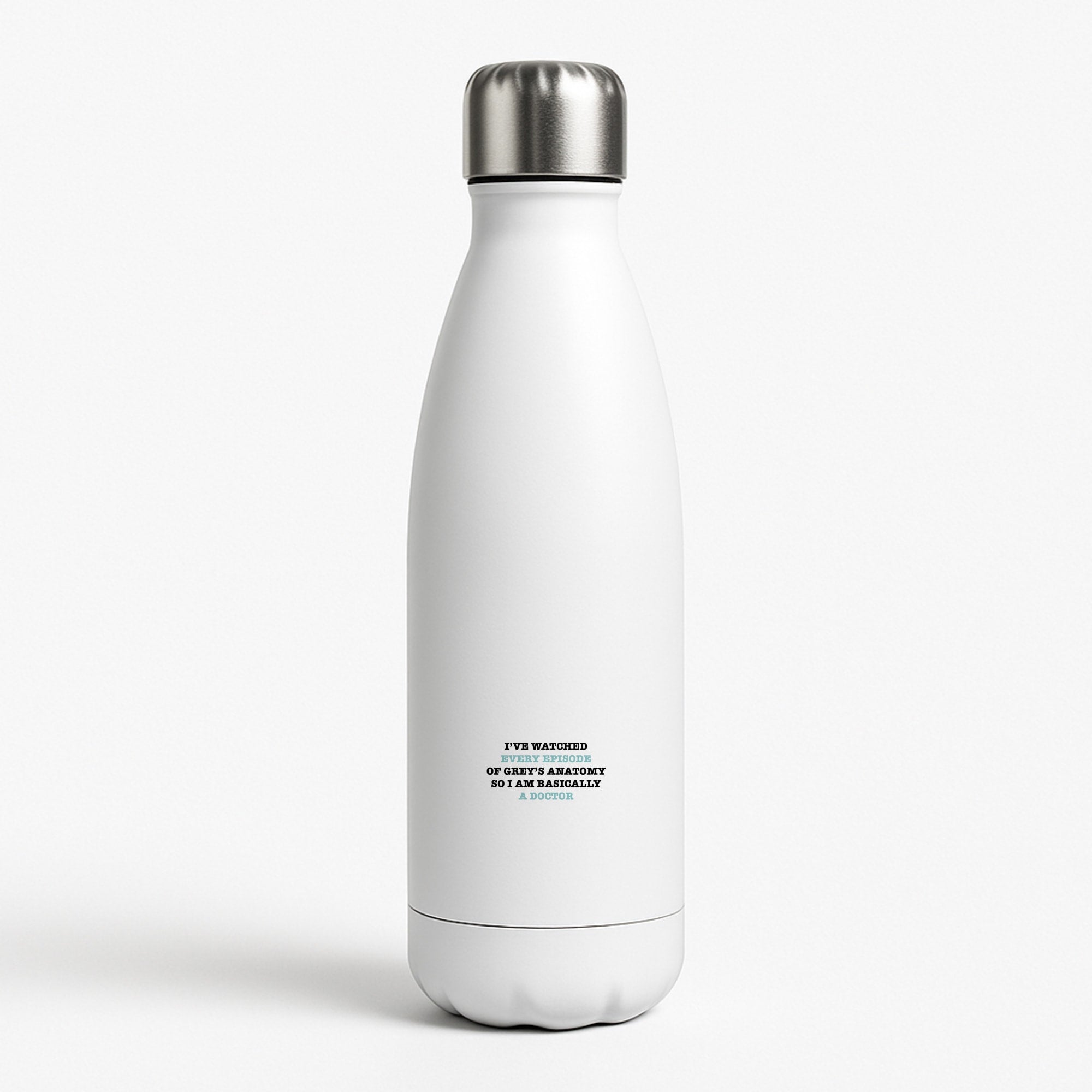 I've Watched Every Episode Of Grey's White Water Bottle