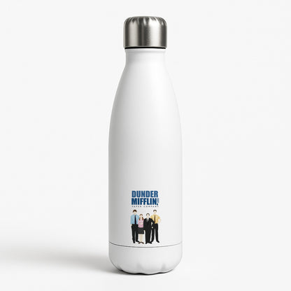 Office Cartoon - Dunder Mifflin White Water Bottle