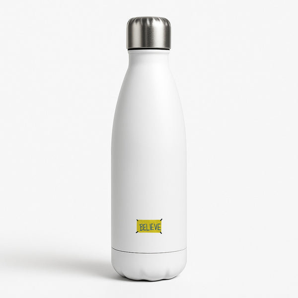 Believe White Water Bottle