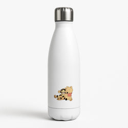 A Hug Said Pooh - Winnie White Water Bottle