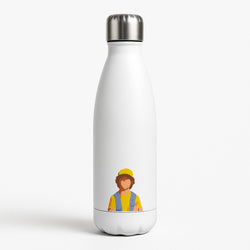 Faceless Dustin - Stranger Things White Water Bottle