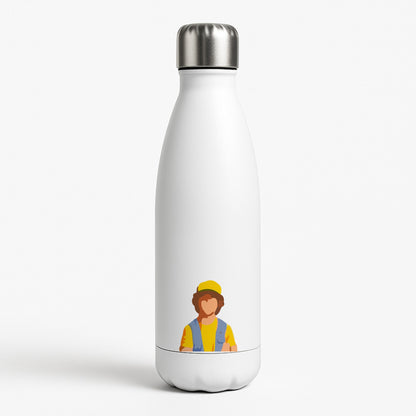 Faceless Dustin - Stranger Things White Water Bottle