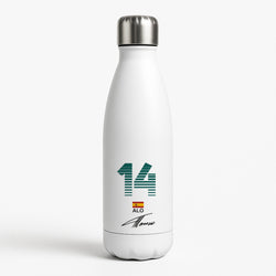 Alonso - F1 White Water Bottle