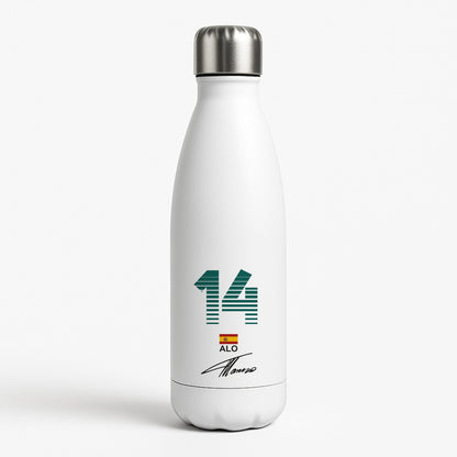 Alonso - F1 White Water Bottle