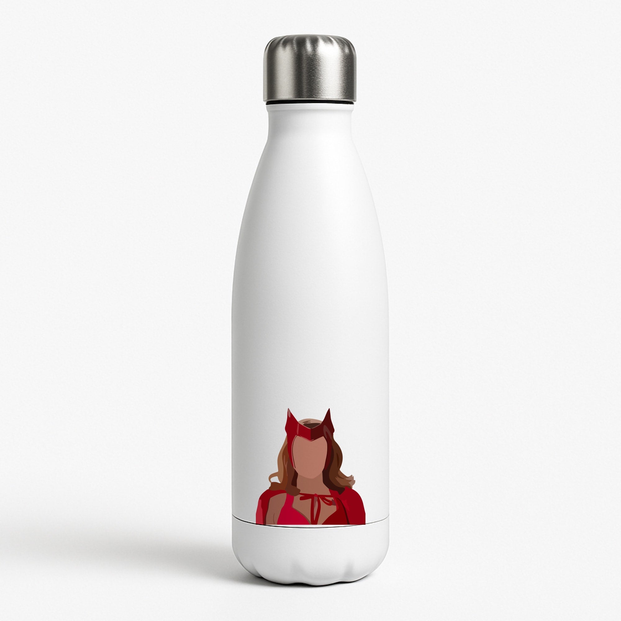 Wandavision White Water Bottle
