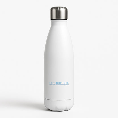 Dot, Dot, Dot White Water Bottle