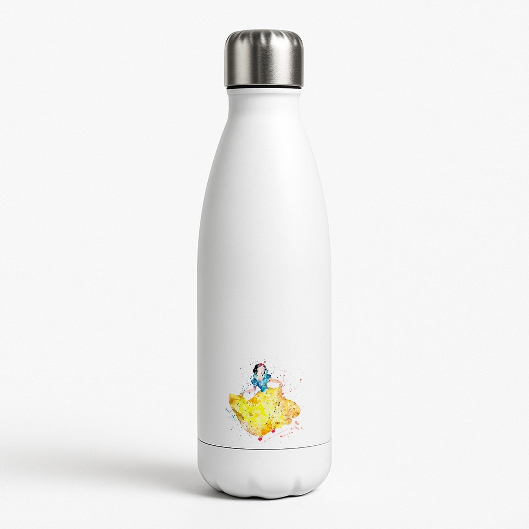 Watercolour Snow White Fairytale Water Bottle